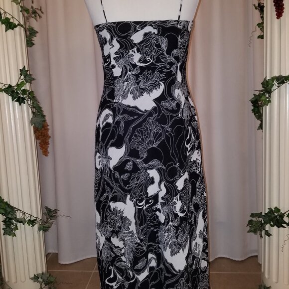 HueVA Black and White with polka dots dress sz 12 - Picture 4 of 5